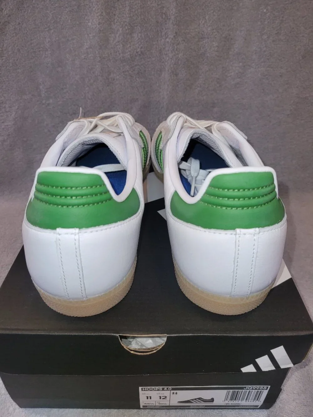 Adidas Samba ADV Sneakers NEW White / Crew Green / Tan Sneakers Men's Size 12